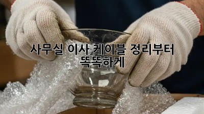 사무실 이사? 케이블 정리부터 똑똑하게!